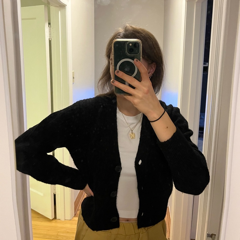 &other stories, black, cropped cardigan - S 🖤